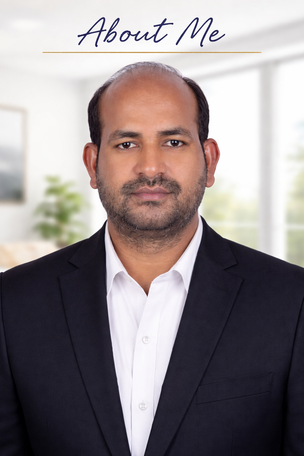 professional headshot with confident expression