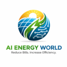 ai energy world logo design